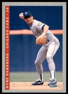 1993 Fleer #25 Ryne Sandberg - Picture 1 of 2
