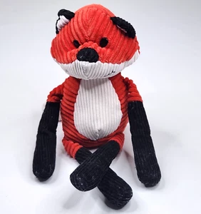 Animal Adventure Plush Corduroy Red Fox 12" Stuffed plus Beanies Sitting - Picture 1 of 11