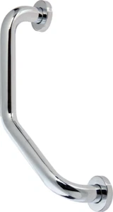MANIGLIONE DI SOSTEGNO 45x20x8 cm - PER BAGNO IN ACCIAIO INOX angolare "AQUA" M - Foto 1 di 1