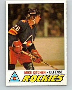(HCW) 1977-78 O-Pee-Chee #267 Mike Kitchen  RC Rookie Colorado Rockies V14838