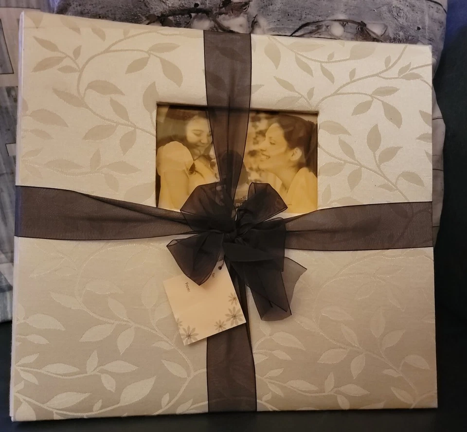 2 álbumes de fotos NUEVOS 4x6FOTO BLANCO Y NEGRO tela satinada  Foto 1 de 4