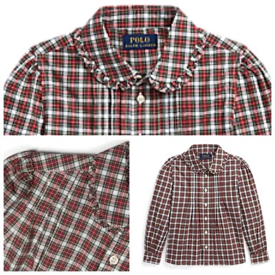 CAMISA POLO RALPH LAUREN AUTÉNTICA JUNIOR NIÑAS NUEVA ORIGINAL Talla 10, NUEVA CON ETIQUETAS Foto 1 de 4