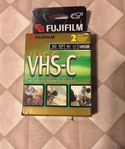 FUJIFILM TC-30 (2 PACK) VHS-C Camcorder Video Cassette New - Picture 1 of 4