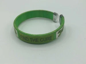 Grün FIND THE CURE Armband psychische Gesundheit flexible Manschette Stil K4  - Bild 1 von 6