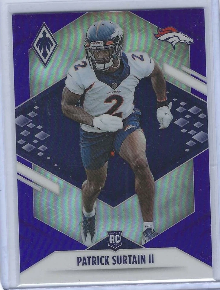 PATRICK SURTAIN II 2021 PANINI PHOENIX BLUE PRIZM ROOKIE RC #D 06/35 - Image 1 of 1