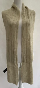 New Look Cream Knitted Winter Scarf One Size - Picture 1 of 5