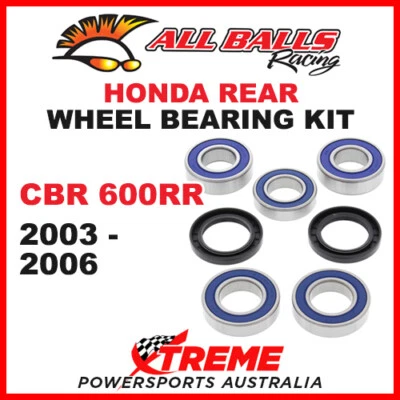 Kit de cojinete de rueda trasera All Balls 25-1492 Honda CBR600RR CBR 600RR 2003-2006 Foto 1 de 2