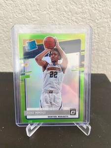 2020 Panini Donruss Optic Zeke Nnaji Rated Lime Green Prizm #/149 #172 Rookie RC