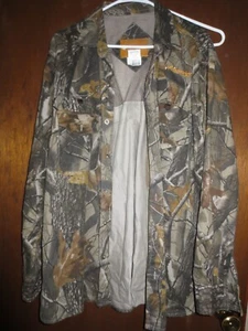 White water Realtree Camo long sleeve Hunting Shirt Vented Front&Back XL EUC - Picture 1 of 4