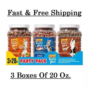 Friskies Party Mix Variety Pack Cat Treats, 60 oz - Assorted Flavors, Bulk Pack - Picture 1 of 3