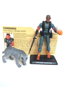 G.I. Joe 25th Anniversary Snake Eyes 10cm Figur Hasbro Loose 100% Complete - Bild 1 von 1