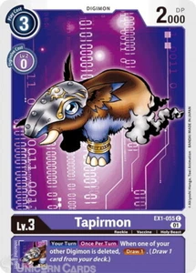 Tarjeta Digimon EX1-055 Tapirmon Común Como Nueva - Imagen 1 de 1