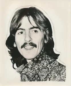 George Harrison. Great Picture! Sgt. Peppers. 8x10 Black & White Photo. Mid 60s. - Picture 1 of 1