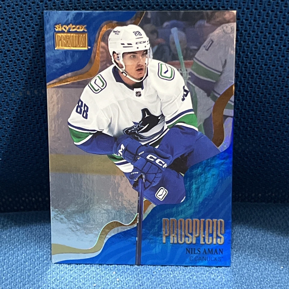 2022-23 Metal Universe Nils Aman PREMIUM PROSPECTS PREMIUM  BLUE #PP-44🏑🏑💥 - Image 1 of 2