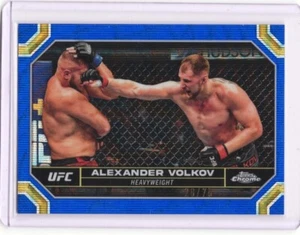 2024 Topps Chrome Alexander Volkov blu /75 - Foto 1 di 1