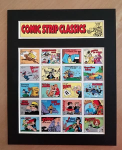 Matt Comic Streifen Klassiker Blatt mit 20 Briefmarken - neuwertig - Bild 1 von 1