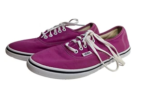 Vans Off the Wall Shoes Women's  7.5 Pink Canvas Skate Lace Up Low Top Men's 6 - Picture 1 of 19