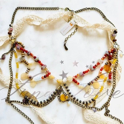 FREE PEOPLE x Ariana Ost Semi Precious Stone Body Chain - EXCLUSIVE! - Image 1 of 4