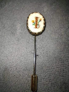 Vintage Collectible L Cross Stitch Lapel Stick Pin .The Creative Circle - Picture 1 of 6