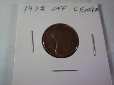 1972 off center lincoln memorial cent - Image 1 of 2