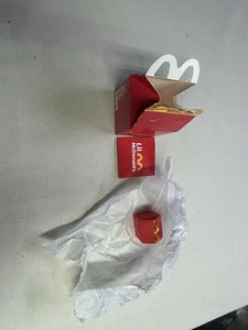 LIL McDonalds Happy Meal Toy 2025 #03 Mini Happy Meal Box Miniature w/ Stickers - Picture 1 of 2