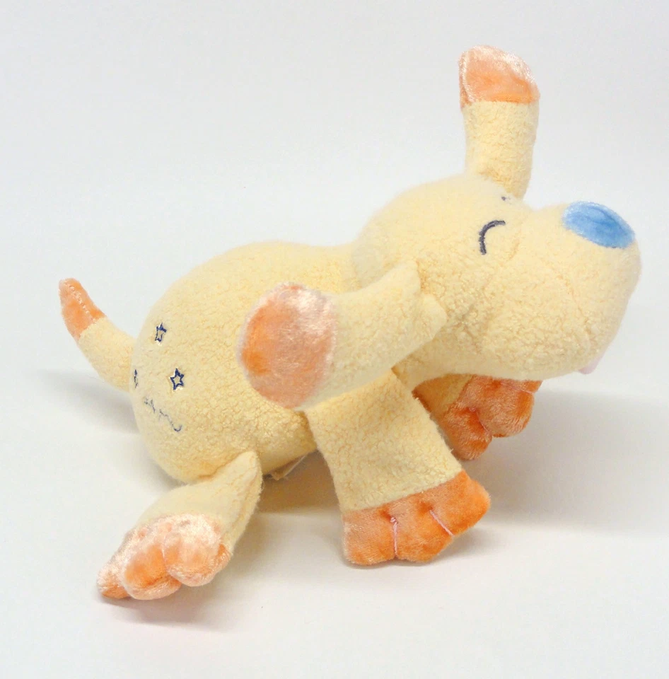 Carters Emu Namae Желтый Щенок Собака Плюшевая Погремушка Милый Язык Винтаж 2000 - Изображение 1 из 4