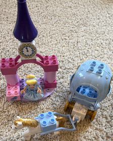 LEGO DUPLO Disney Cinderella's Castle Complete Set 6153  Cinderella & Horse