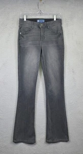 Democracy Jeans Womens 4 Gray Bootcut Leg Mid Rise Absolution Y2K Denim Stretch - Picture 1 of 12