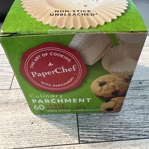 PaperChef - Große Backformen aus Backpapier - Einfach 60 Stück (1er Pack), Natur - Bild 1 von 6