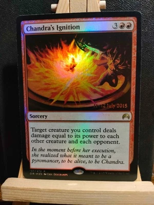 Chandra's Ignition FOIL - Magic Origins - PreRelease - NM to LP (see pics) MTG - Image 1 of 2