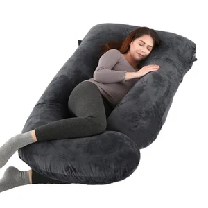 Pregnancy Pillow Full Body 57 Inch Maternity Pillow with Removable Washable Cov - Picture 1 of 8