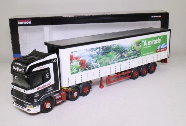 Corgi CC12924 Scania Topline Curtainside- Westfield Transport Ltd, 1/50, MIB! - Image 1 of 1