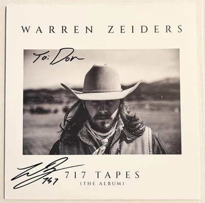 Warren Zeiders Signed Autographed 717 Vinyl Album Country JSA COA  - Image 1 of 4
