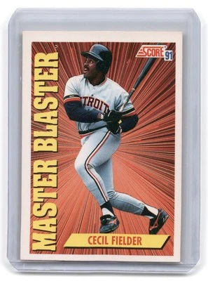 Cecil Fielder 1991 Score Baseball #693 Detroit Tigers - Image 1 of 2