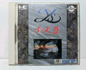 Ys III (PC-Engine Super CD ROM2) Case, Manual & Disc. Tested & Working. - Picture 1 of 6