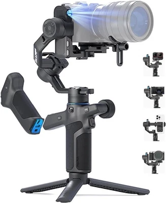 FeiyuTech SCORP Mini 3 Pro Camera Gimbal - AI Tracker - Detachable Remote Handle - Image 1 of 4