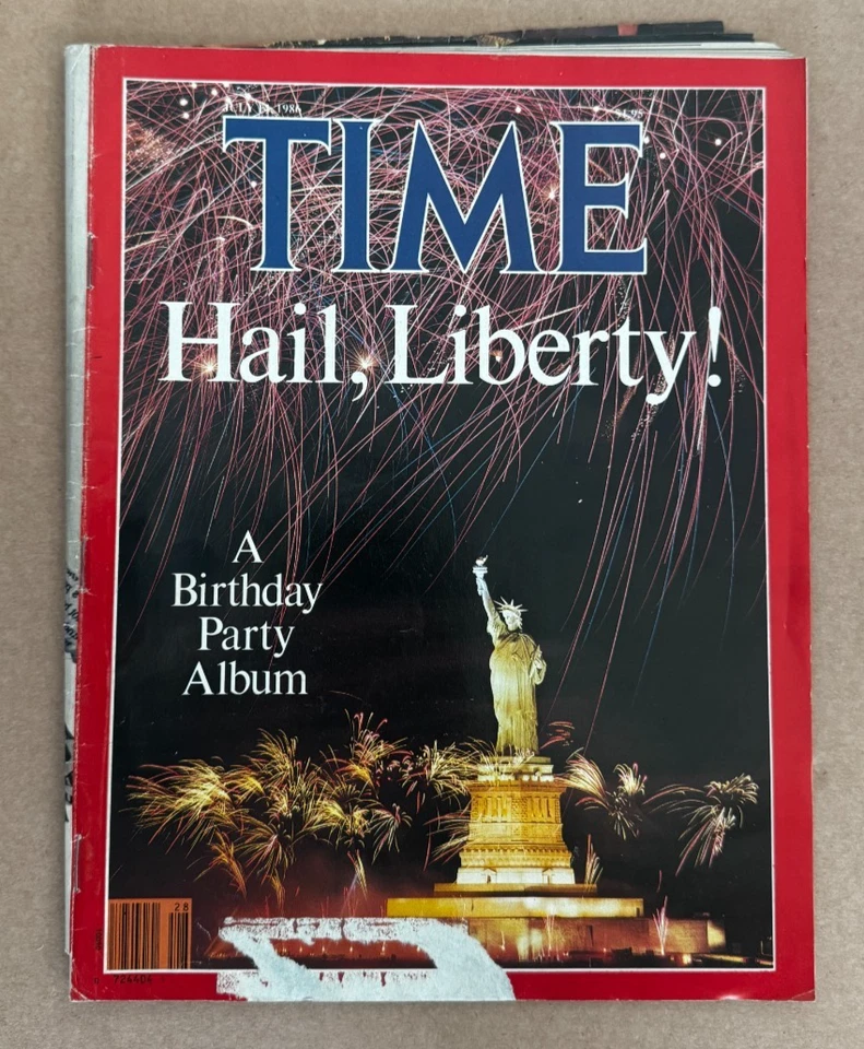 Time Magazine July 14, 1986 -- Statue of Liberty Cover July 4th Birthday Album - Image 1 of 1