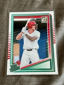 10252 2025 Donruss Baseball Rated Prospect Brady House Washington Nationals - Picture 1 of 2