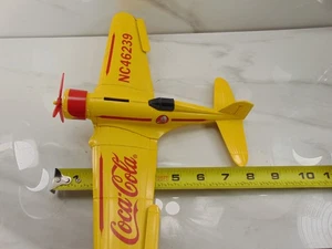 Vintage COCA COLA Coke Airplane Bank CAST COLLECTIBLE NEW MINT RARE - Picture 1 of 5