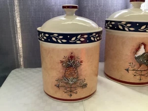 Pineapple Weathervane Brown Sugar Canister Susan Winget JC Penney 8 1/4” - Picture 1 of 13