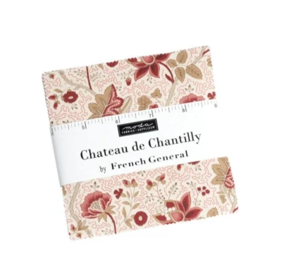 Chateau de Chantilly 3 Charm Packs MODA French General fabrics quilting 13940PP - Image 1 of 4