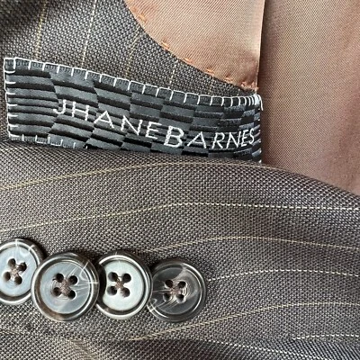 Chaqueta deportiva Blazer de lana para hombre Jhane Barnes de colección talla 44R marrón B Journey Foto 1 de 4