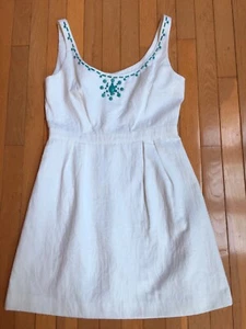 Studio I Women’s Sz 8 White Dress Sleeveless - Picture 1 of 9
