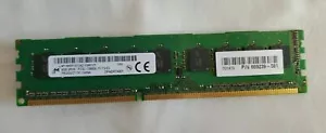 MICRON 8GB PC3L-12800E DDR3 2RX8 1.35V ECC UNBUFFERED Memory MT18KSF1G72AZ-1G6E1 - Picture 1 of 1