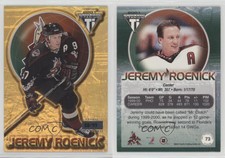 2000-01 Pacific Private Stock Titanium Gold /99 Jeremy Roenick #73