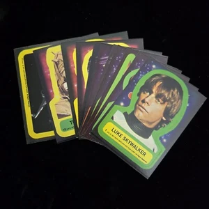 1977 Topps STAR WARS Series 1 Complete 1st Blue Card Sticker Set 1-11 - Picture 1 of 22