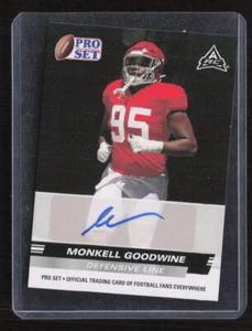 2022 Leaf Pro Set #PSA-MG2 Monkell Goodwine RC Auto - Picture 1 of 2