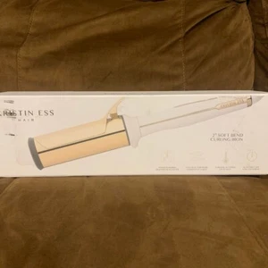 Genuine KRISTEN ESS Hair 2" Soft Bend Curling Iron White/Gold - Picture 1 of 2