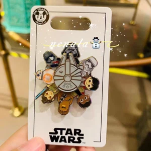 Authentic Shanghai Disney Pin Star Wars Spinner Badge Disneyland Exclusive - Picture 1 of 1