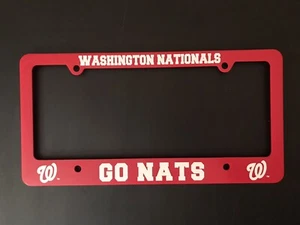 Washington Baseball Nationals MLB License Plate Frame - Picture 1 of 2